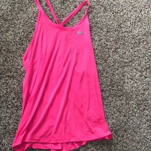 Nike Dri-Fit pink tank top size M